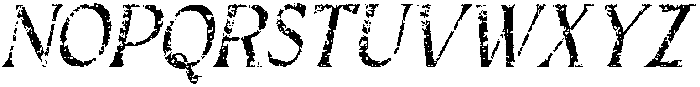 CS Amanda Stamp Italic otf (400) Font UPPERCASE