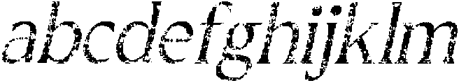 CS Amanda Stamp Italic otf (400) Font LOWERCASE