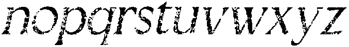 CS Amanda Stamp Italic otf (400) Font LOWERCASE