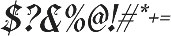 CS Amapola Italic otf (400) Font OTHER CHARS