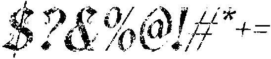CS Amapola Stamp Italic otf (400) Font OTHER CHARS