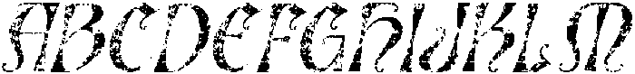 CS Amapola Stamp Italic otf (400) Font UPPERCASE
