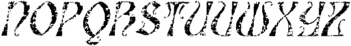 CS Amapola Stamp Italic otf (400) Font UPPERCASE