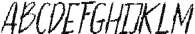 CS Amble Disco Italic otf (400) Font UPPERCASE