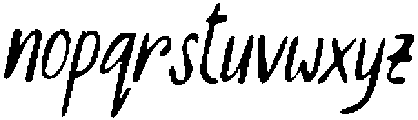 CS Amble Drawn Italic otf (400) Font LOWERCASE