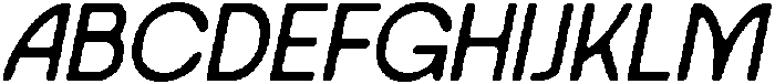 CS Amias Drawn Italic otf (400) Font UPPERCASE