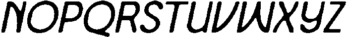 CS Amias Drawn Italic otf (400) Font UPPERCASE
