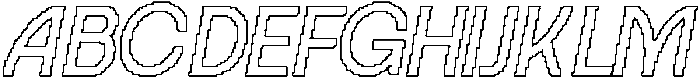 CS Amias Pixel Outline otf (400) Font