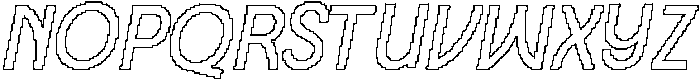 CS Amias Pixel Outline otf (400) Font UPPERCASE