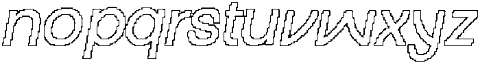 CS Amias Pixel Outline otf (400) Font LOWERCASE
