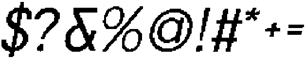 CS Amias Pixel Regular otf (400) Font OTHER CHARS