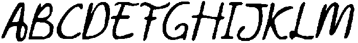 CS Amilia Drawn Italic otf (400) Font UPPERCASE