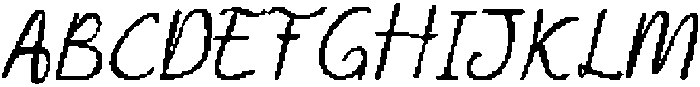 CS Amilia Pixel Regular otf (400) Font UPPERCASE
