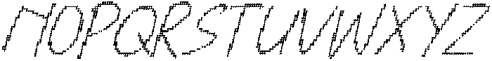 CS Aminta Disco Italic otf (400) Font UPPERCASE
