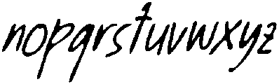 CS Aminta Drawn Italic otf (400) Font LOWERCASE