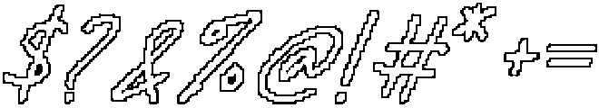 CS Aminta Pixel Outline otf (400) Font OTHER CHARS