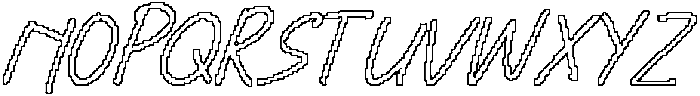 CS Aminta Pixel Outline otf (400) Font UPPERCASE