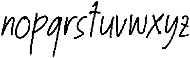 CS Aminta Regular otf (400) Font LOWERCASE