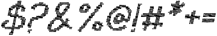 CS Amiya Disco Italic otf (400) Font OTHER CHARS