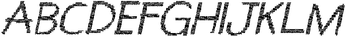 CS Amiya Disco Italic otf (400) Font UPPERCASE