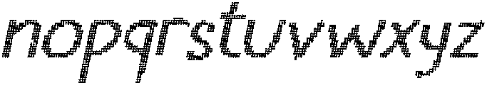 CS Amiya Disco Italic otf (400) Font LOWERCASE