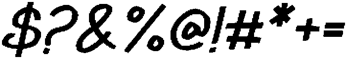CS Amiya Italic otf (400) Font OTHER CHARS