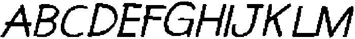 CS Amiya Pixel Regular otf (400) Font UPPERCASE