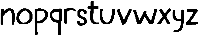 CS Amiya Regular otf (400) Font LOWERCASE
