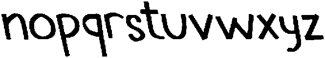 CS Amiya Reverse Italic otf (400) Font LOWERCASE