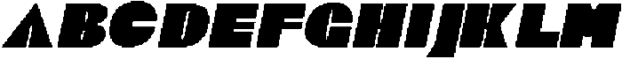 CS Amone Pixel Italic Regular otf (400) Font UPPERCASE