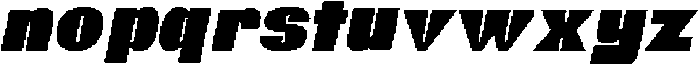 CS Amone Pixel Italic Regular otf (400) Font LOWERCASE