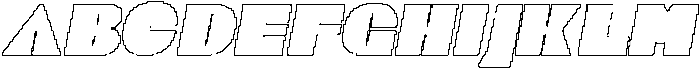 CS Amone Pixel Outline otf (400) Font UPPERCASE