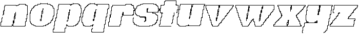 CS Amone Pixel Outline otf (400) Font LOWERCASE