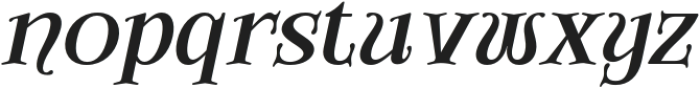 CS Amoret Italic otf (400) Font LOWERCASE