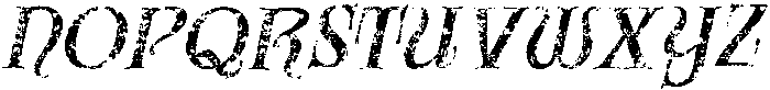 CS Amoret Stamp Italic otf (400) Font UPPERCASE
