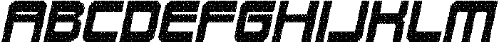 CS Amused Disco Italic otf (400) Font UPPERCASE