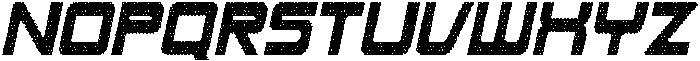 CS Amused Disco Italic otf (400) Font UPPERCASE