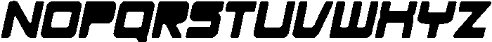 CS Amused Drawn Italic otf (400) Font UPPERCASE