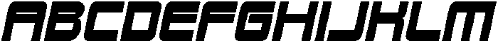 CS Amused Italic otf (400) Font UPPERCASE