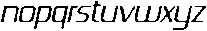 CS Anatole Drawn Italic otf (400) Font LOWERCASE
