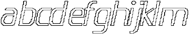CS Anatole Pixel Outline otf (400) FONT