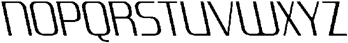 CS Anatole Reverse Italic otf (400) Font UPPERCASE