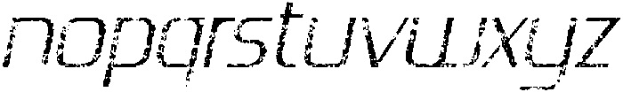 CS Anatole Stamp Italic otf (400) Font LOWERCASE