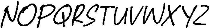 CS Andine Italic otf (400) Font UPPERCASE
