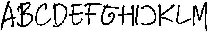 CS Andine Regular otf (400) Font UPPERCASE