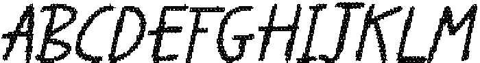 CS Andover Disco Italic otf (400) Font UPPERCASE