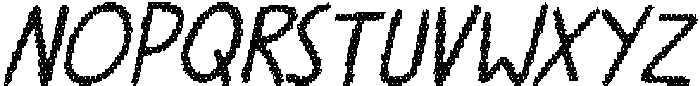 CS Andover Disco Italic otf (400) Font UPPERCASE