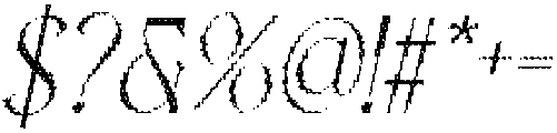 CS Anthea Disco Italic otf (400) Font OTHER CHARS