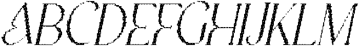 CS Anthea Disco Italic otf (400) Font UPPERCASE