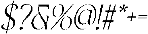 CS Anthea Italic otf (400) Font OTHER CHARS